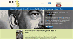 Desktop Screenshot of jewishideas.org